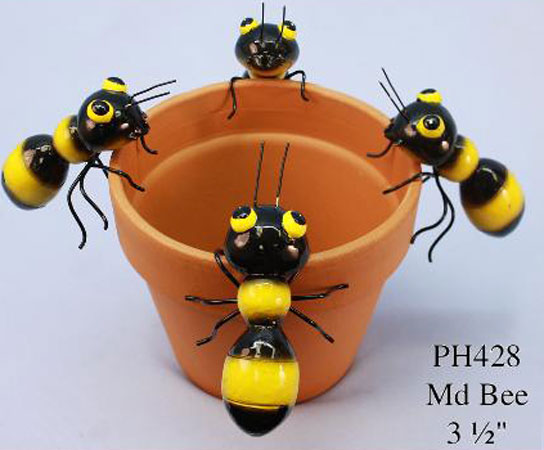 animals to hang on flowerpots, animal pothangers, plant pot decorations, bird plant pot decorations and ornaments