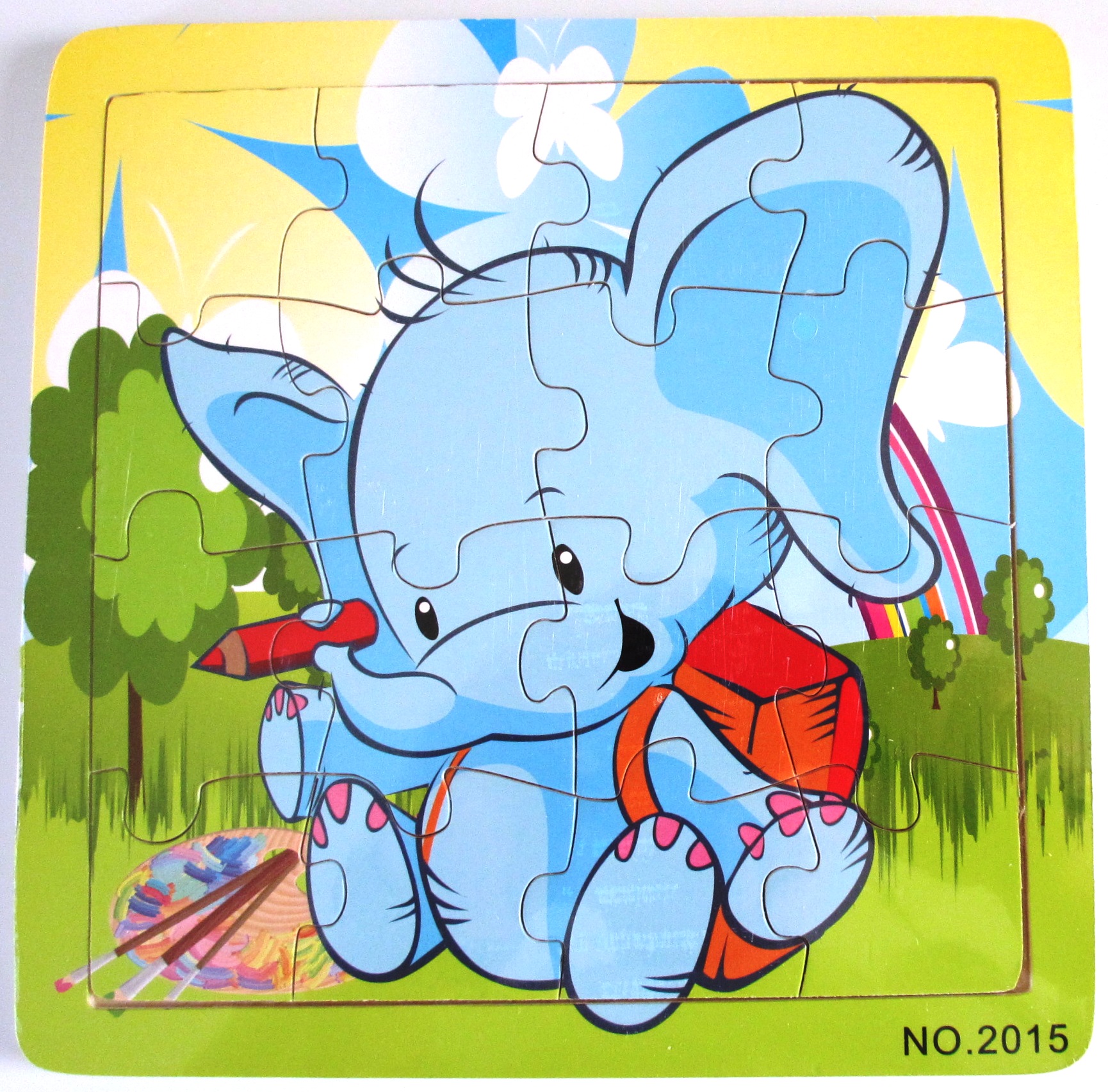 bay elephant wooden jigsaw puzzle