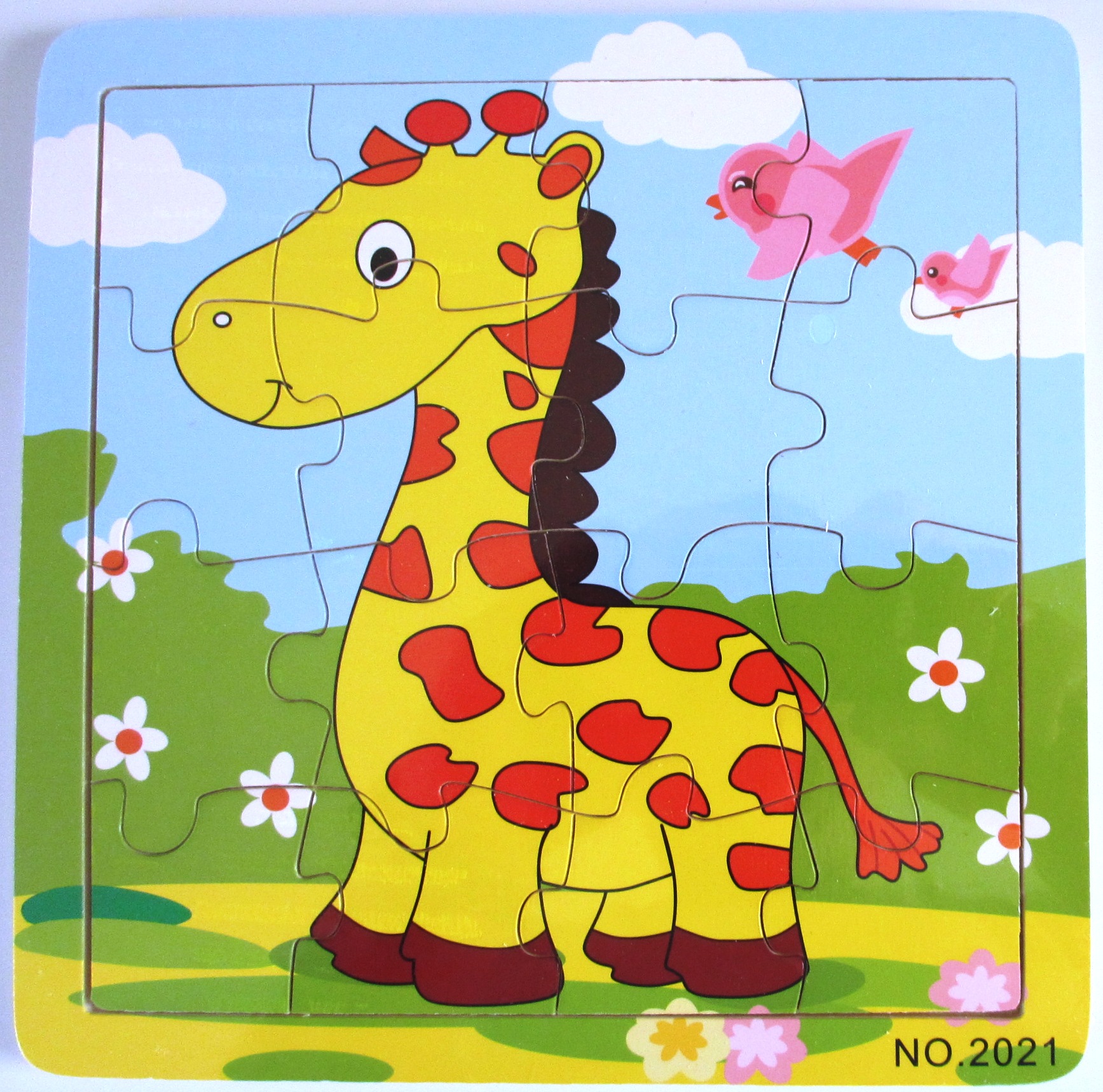 Baby Giraffe wooden jigsaw puzzle