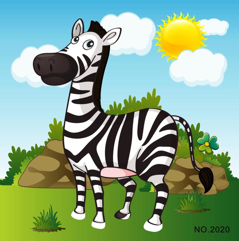 Zebra Puzzle 18x18cm - Panopoly